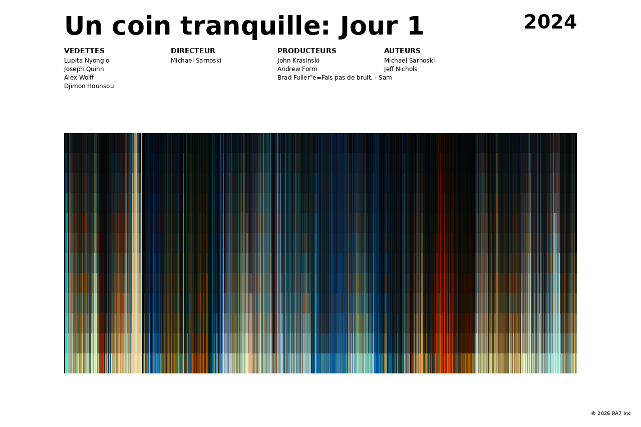 Aperçu de l’affiche pour Un coin tranquille: Jour 1